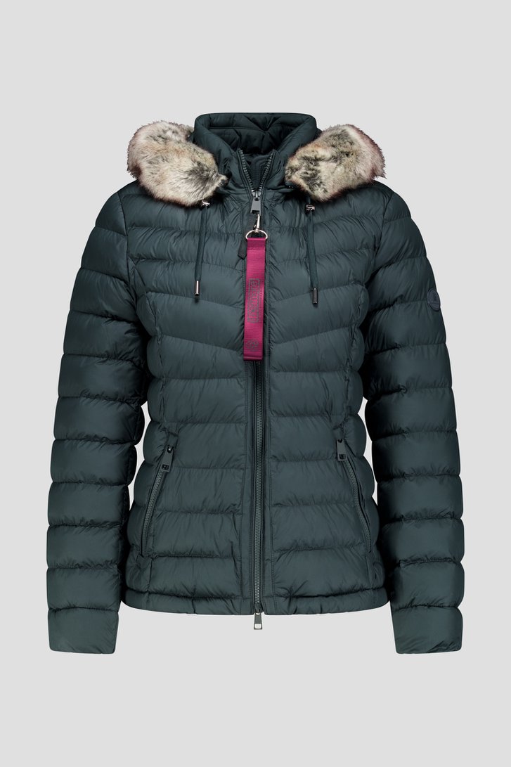 Photo produit 1 de Veste vert foncé légèrement matelassée de Barbara Lebek pour Femmes