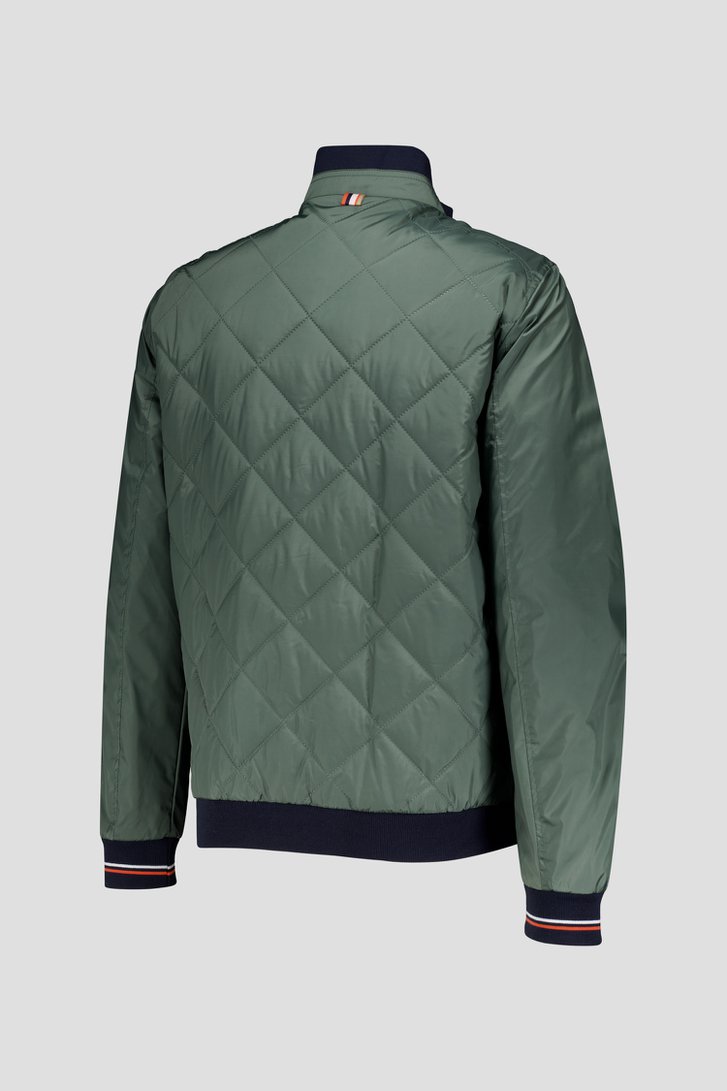 Veste vert foncé légèrement matelassée de District pour Hommes