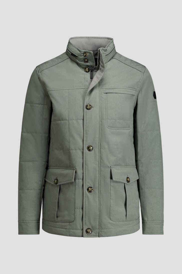 Photo produit 1 de Veste vert gris avec capuche amovible de Dansaert Blue pour Hommes