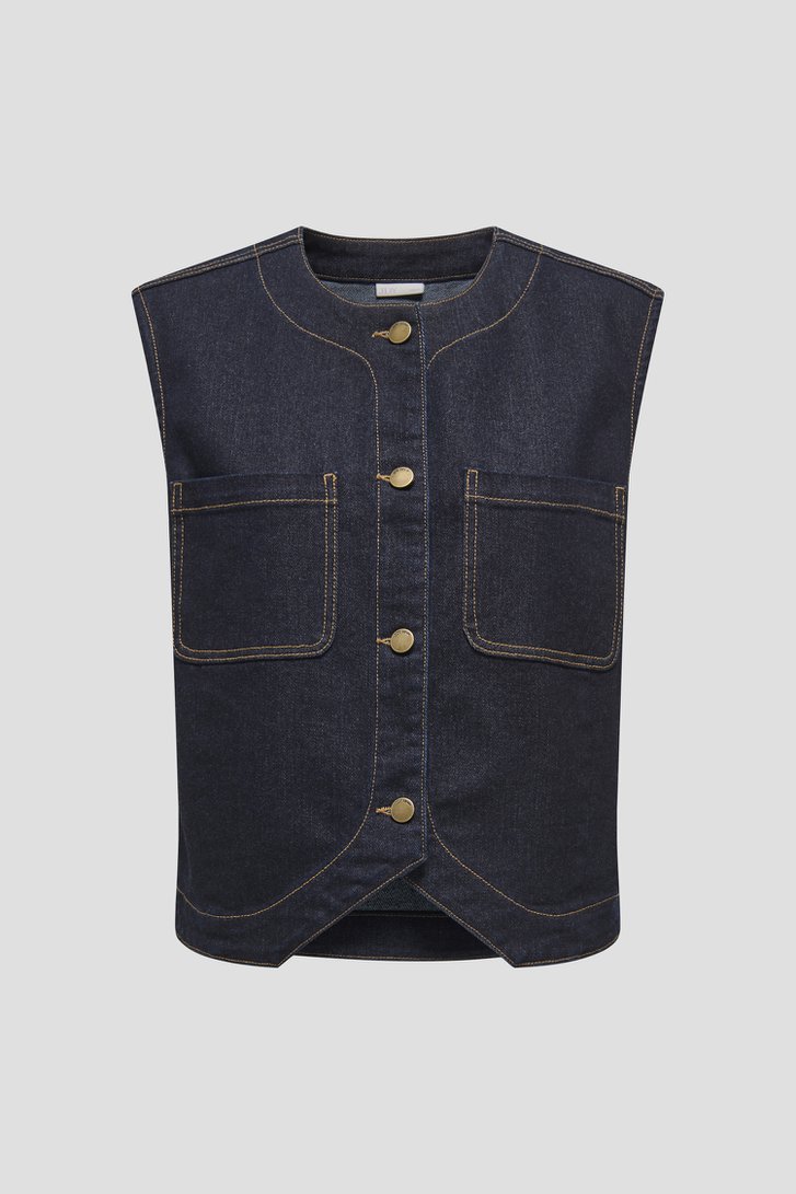 Photo produit 1 de Waistcoat en denim bleu foncé de JDY pour Femmes