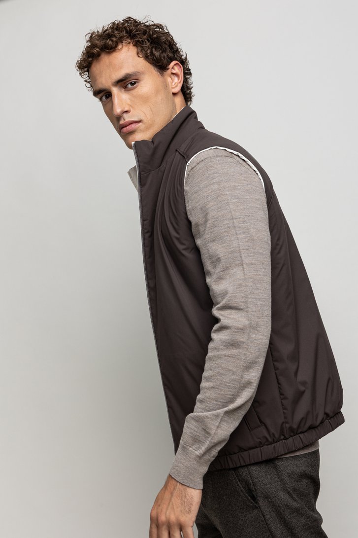 Extra foto 5 van Waterafstotende beige bodywarmer door Upper East voor Heren