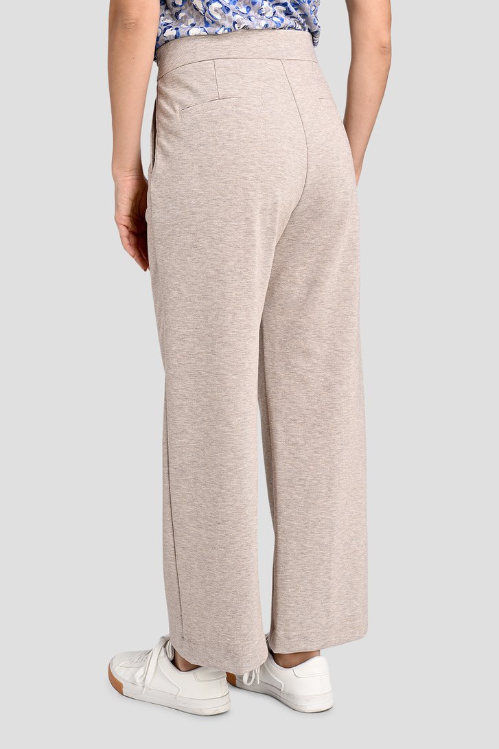 Wijde beige broek van Bicalla voor Dames