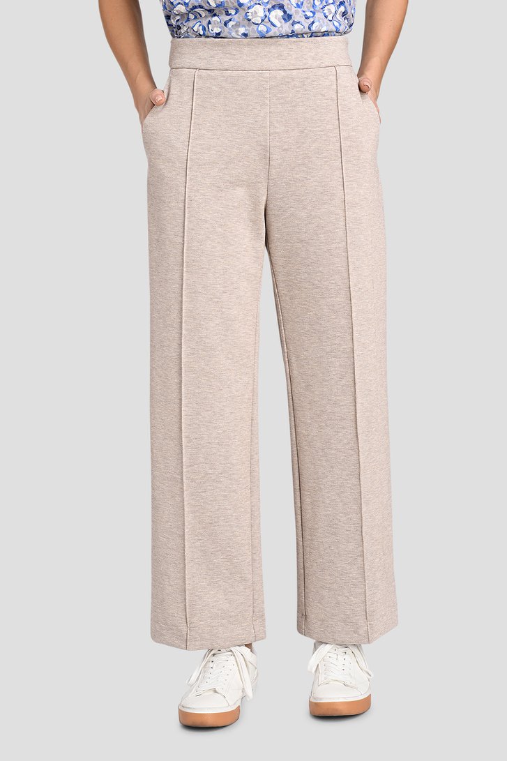 Wijde beige broek van Bicalla voor Dames