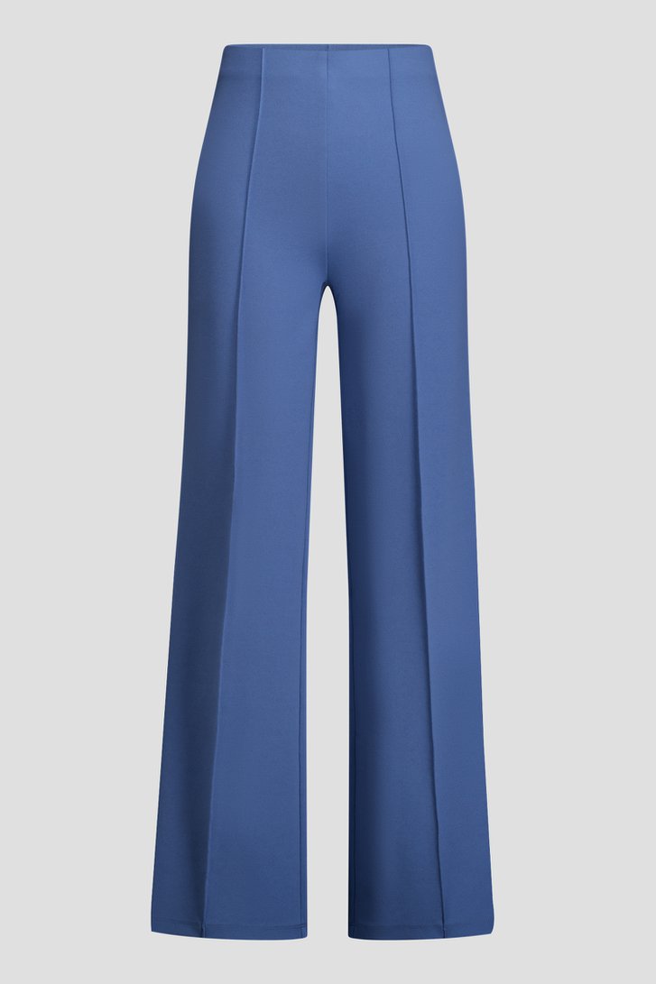 Productfoto 1 van Wijde blauwe broek met elastische taille door Liberty Island voor Dames