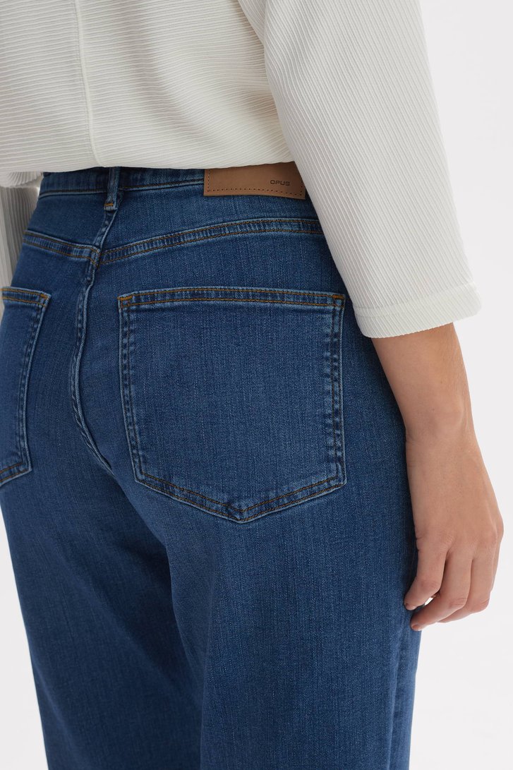Wijde cropped jeans - 7/8 lengte van Opus voor Dames