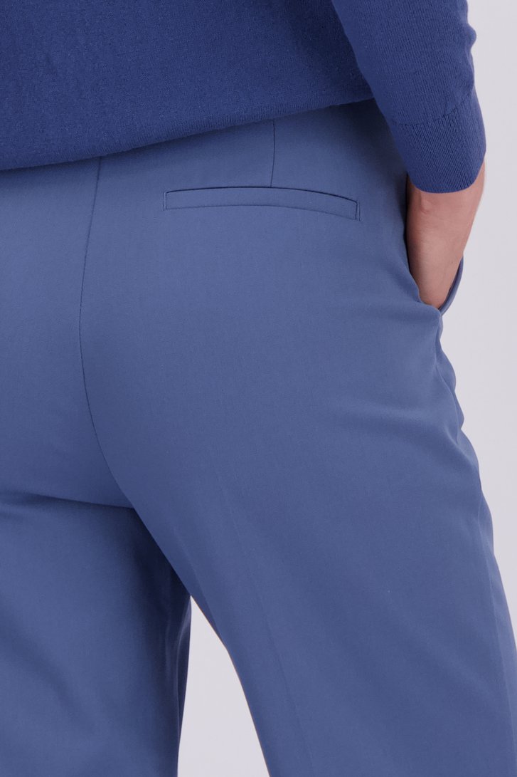 Detail van Wijde geklede broek - Blauw door Liberty Island voor Dames