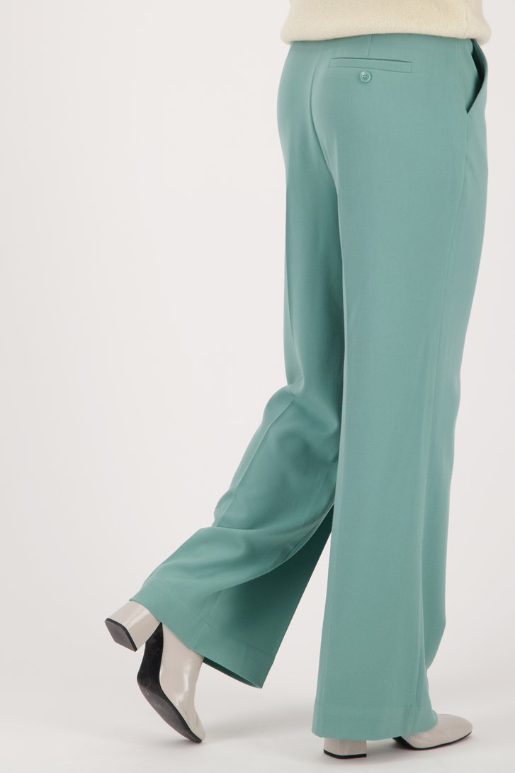 Wijde groene broek van Libelle voor Dames