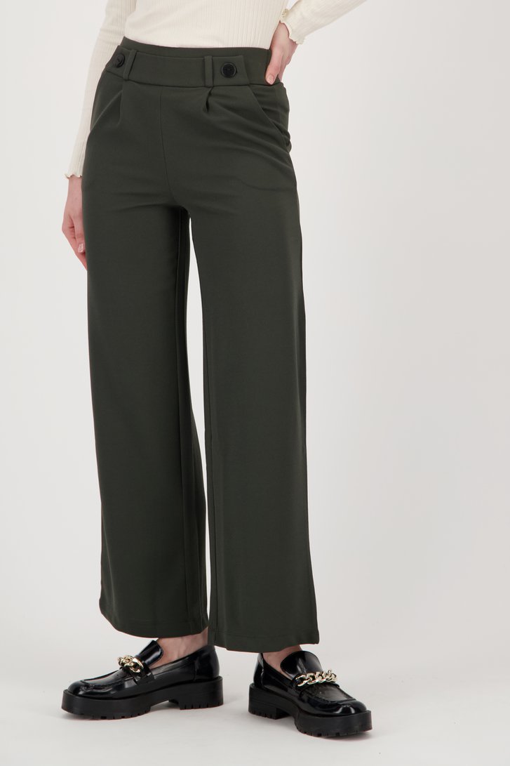 Wijde kaki broek van JDY voor Dames