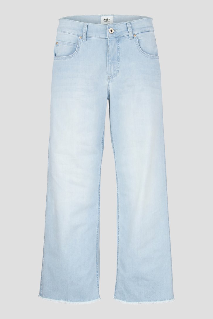 Wijde lichtblauwe broek - 7/8 lengte van Angels voor Dames