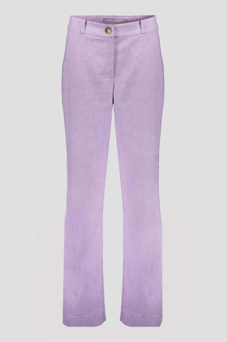 Wijde paarse broek van Geisha voor Dames