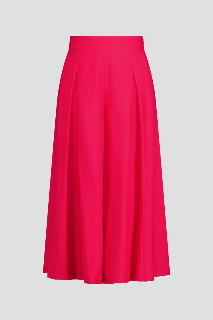 Productfoto 1 van Wijde rode broek - 7/8 lengte door D'Auvry voor Dames