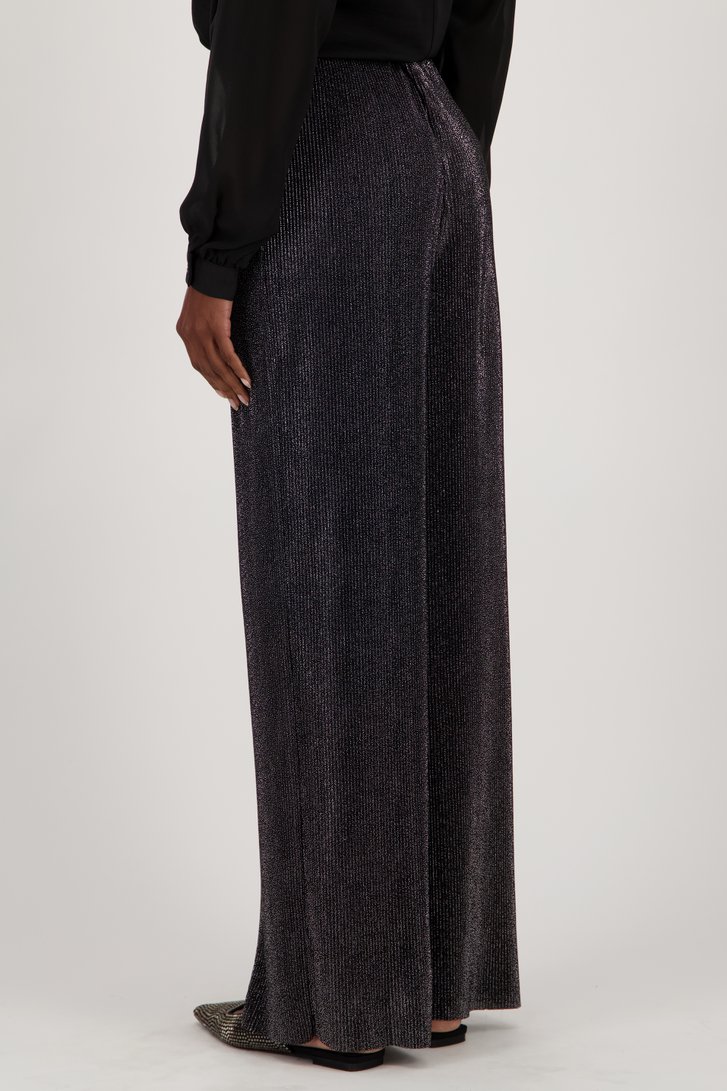 Wijde zwarte broek met glitters van JDY voor Dames