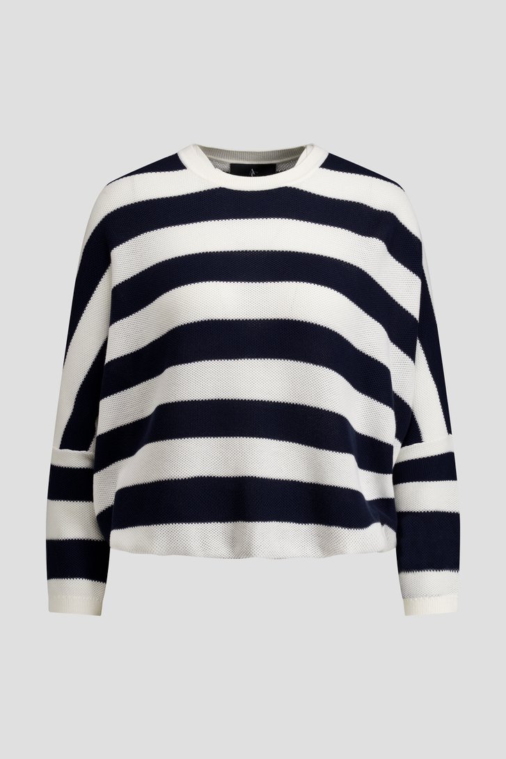 Productfoto 1 van Wit-blauw gestreepte trui  door AC by Annelien Coorevits voor Dames