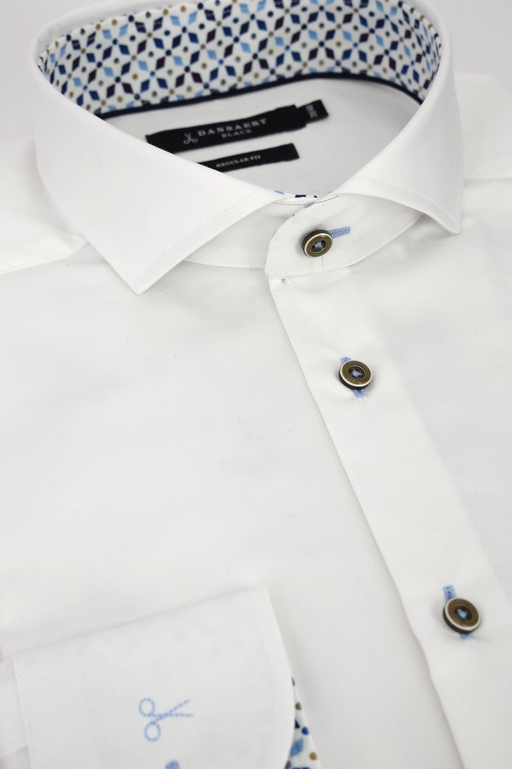 Wit hemd - Regular fit van Dansaert Black voor Heren