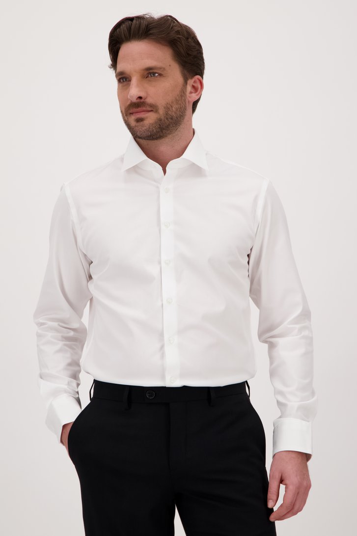 Wit hemd - slim fit van Dansaert Black voor Heren