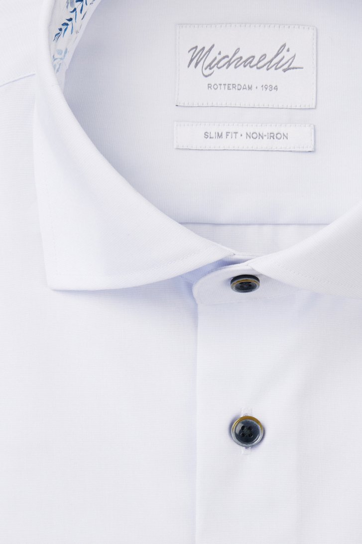 Wit hemd - Slim fit van Michaelis voor Heren