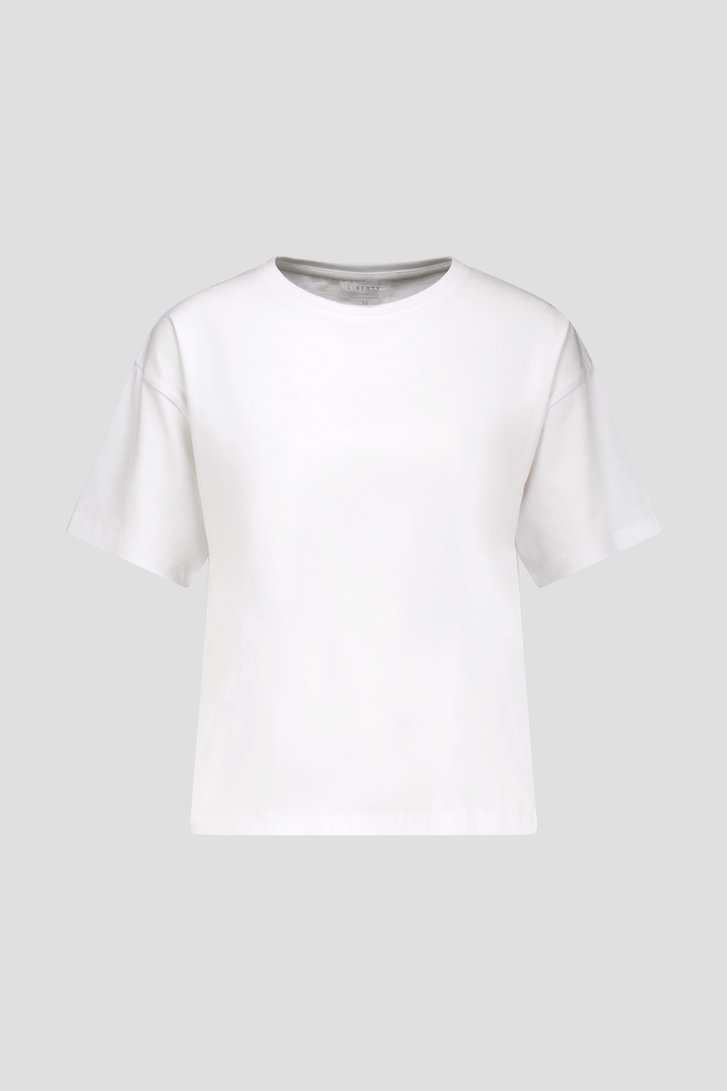 Wit T-shirt met ronde hals van Liberty Island voor Dames