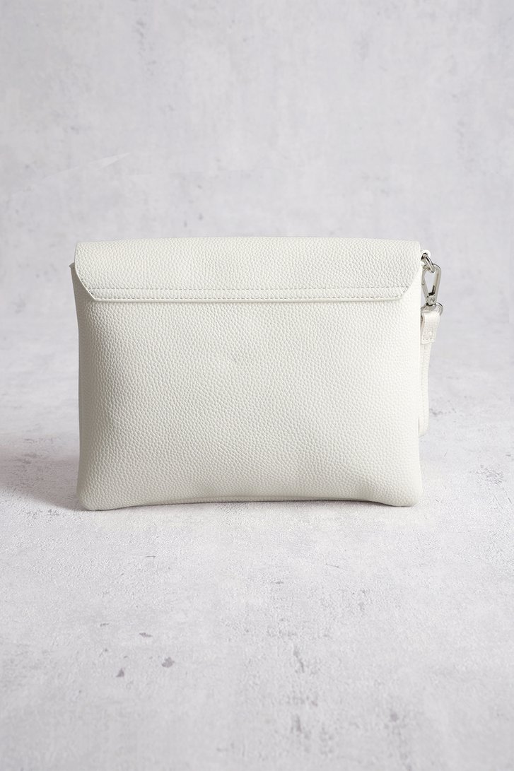 Achterkant van Witte handtas met lederlook door Liberty Island voor Dames