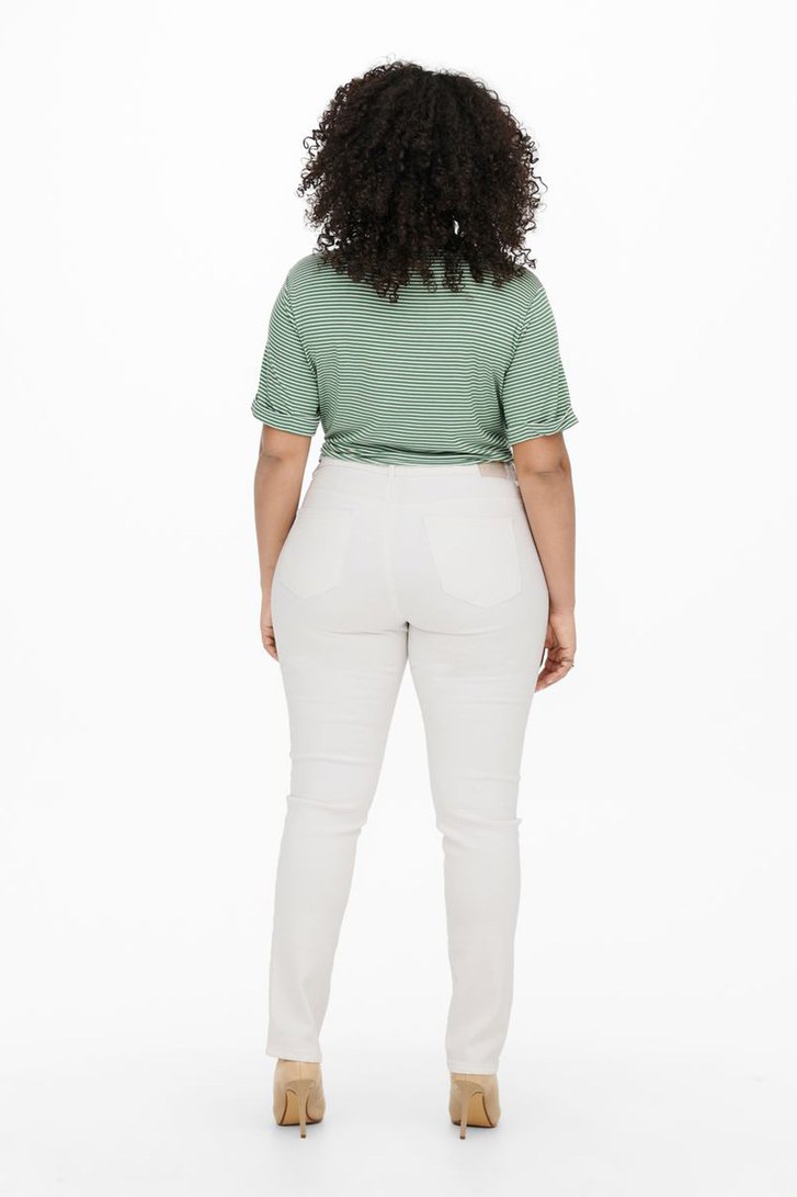 Witte jeans - slim fit van Only Carmakoma voor Dames