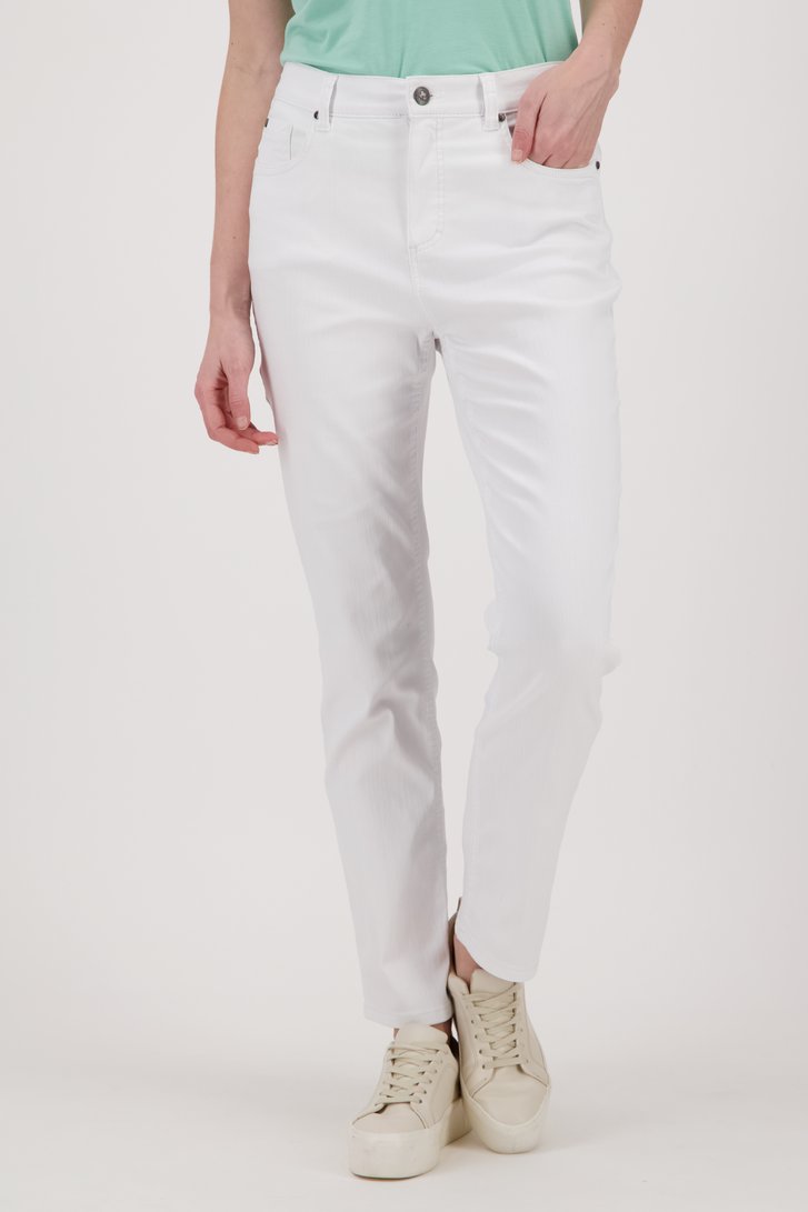 Witte jeans - straight fit  van Anna Montana voor Dames