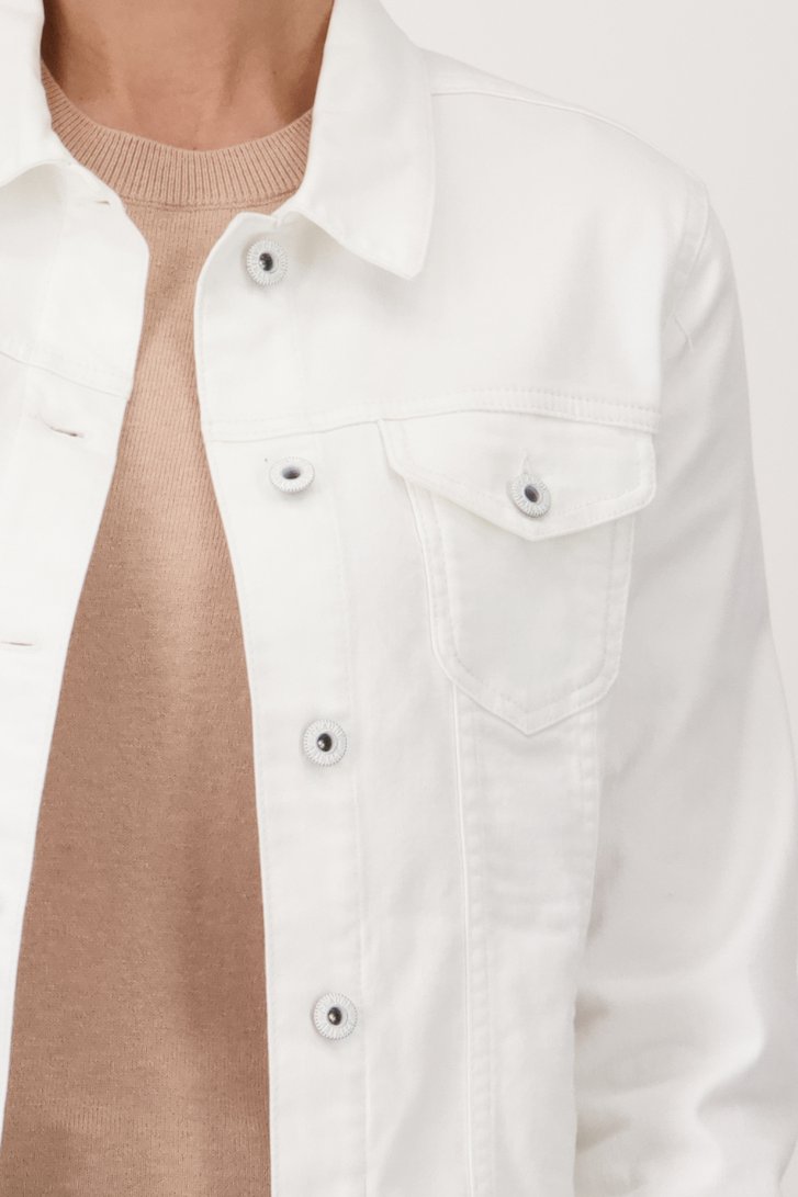Witte jeansvest van Claude Arielle voor Dames