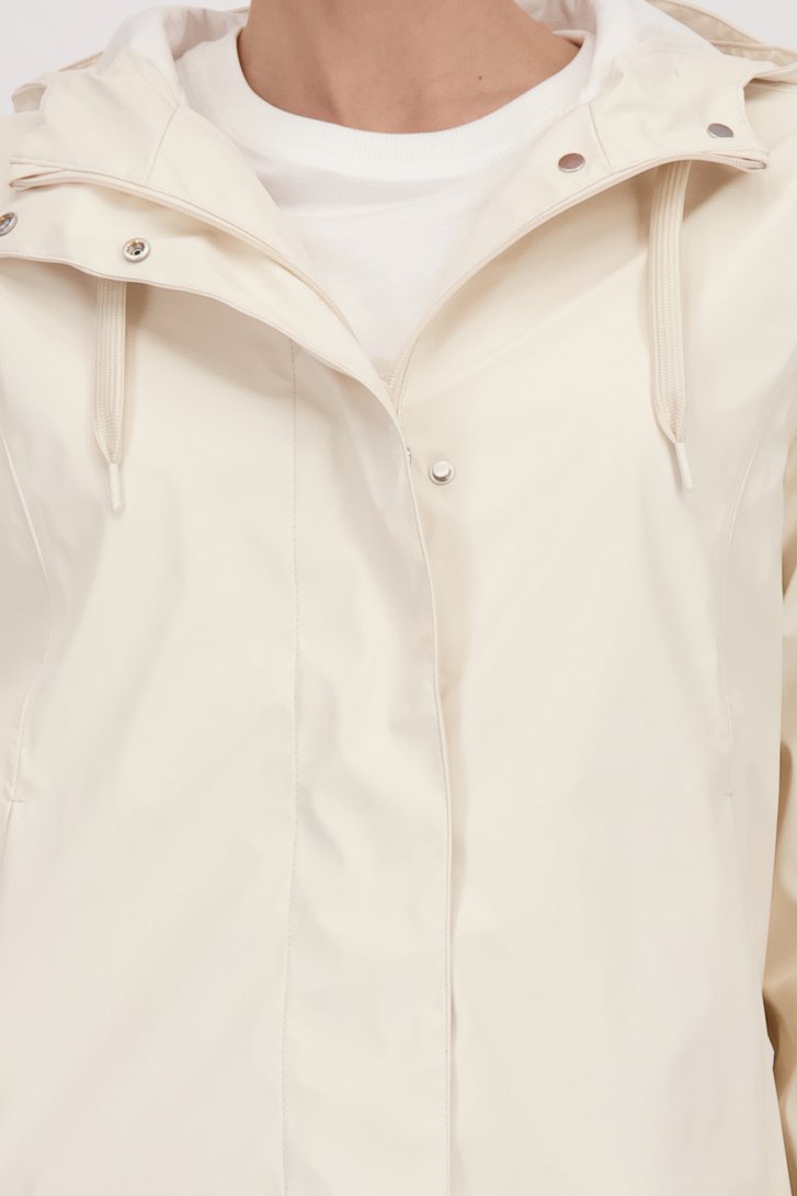Detail van Witte regenjas door Tantä voor Dames
