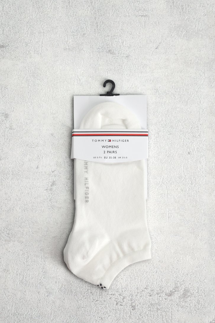 Productfoto 1 van Witte sneakersokken - 2 paar door Tommy Hilfiger voor Dames