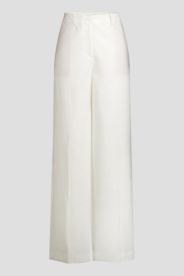 Productfoto 1 van Witte wijde broek door D'Auvry voor Dames