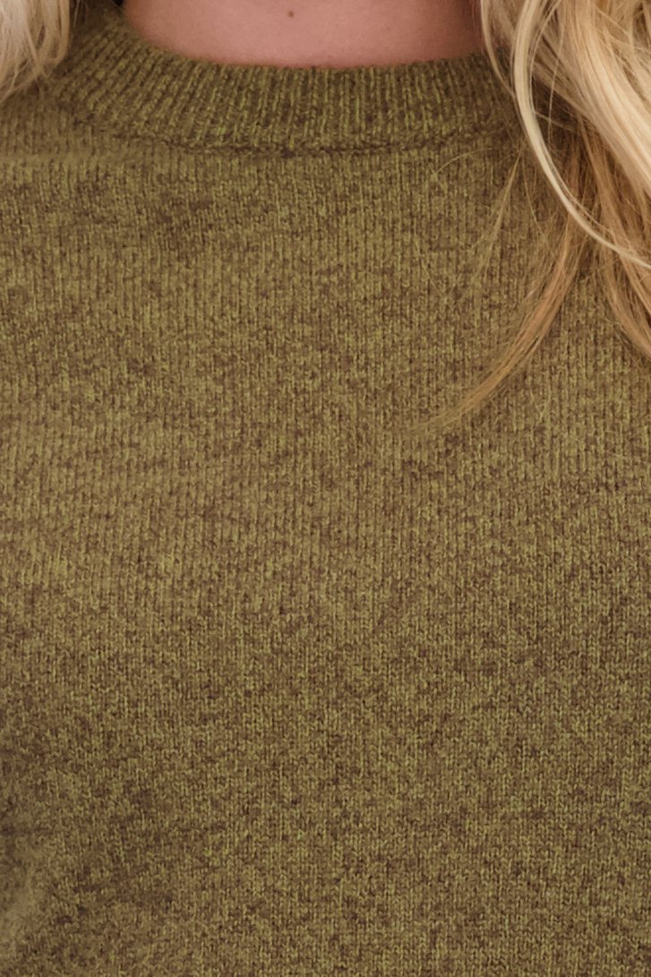 Detail van Wollen kaki debardeur door Libelle voor Dames