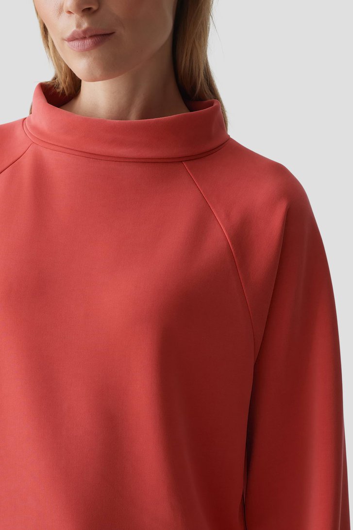Fleece sweater voor yoga relaxatie dames beige