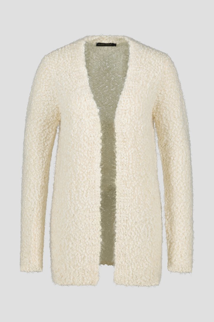 Zachte ecru cardigan van Claude Arielle voor Dames