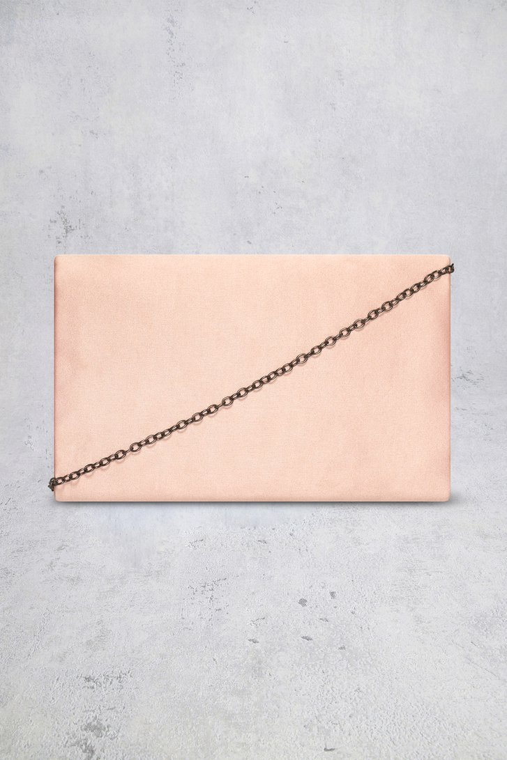 Achterkant van Zalmroze clutch door Bulaggi voor Dames