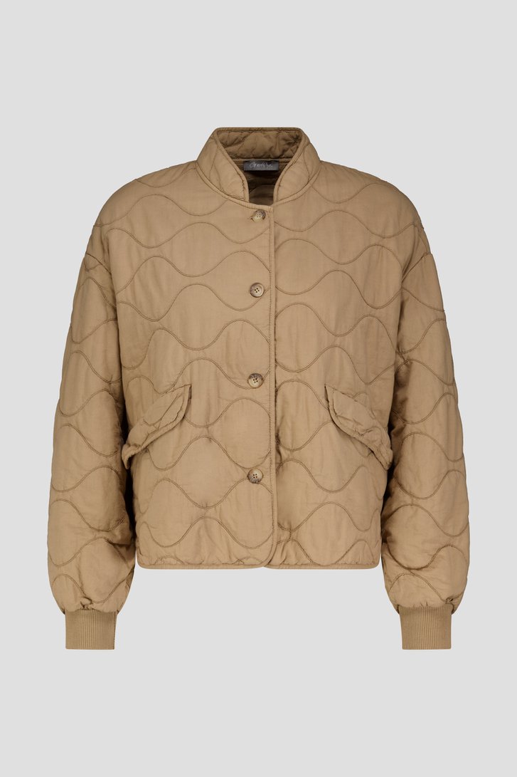 Productfoto 1 van Zandbruin vestje door Geisha voor Dames