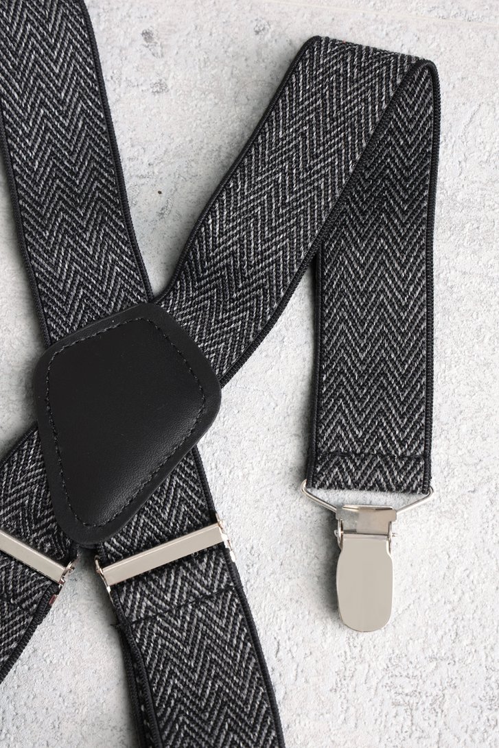Productfoto 1 van Zwart-grijze bretellen door Liberty Island voor Heren