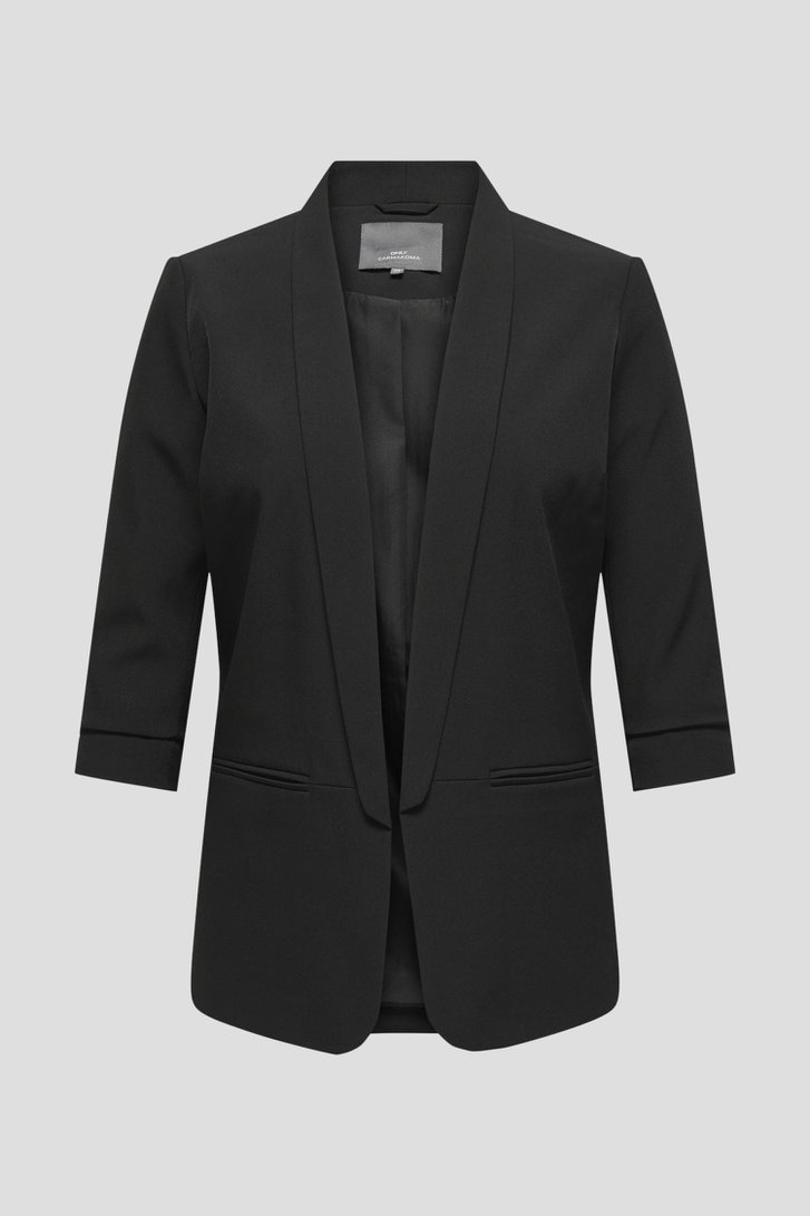 Zwarte blazer  van Only Carmakoma voor Dames