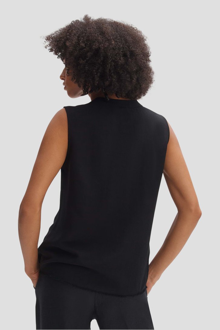 Zwarte blouse zonder mouwen van Opus voor Dames