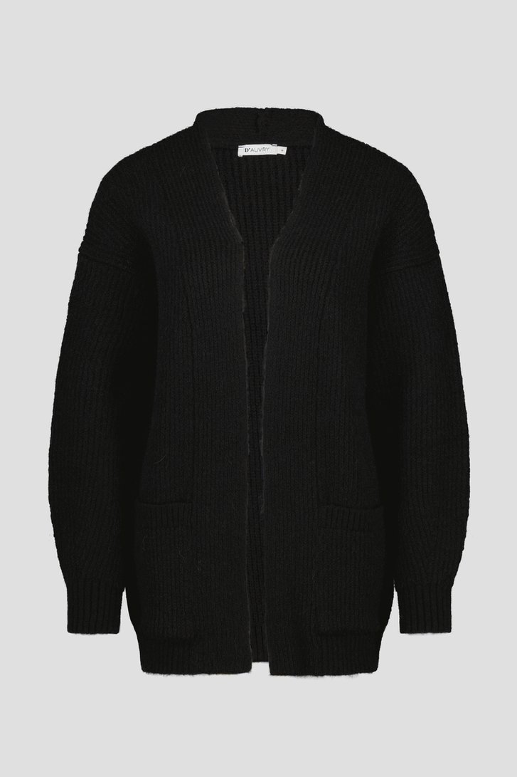 Zwarte cardigan  van D'Auvry voor Dames