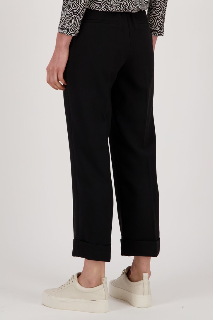 Zwarte geklede broek - 7/8 lengte van Opus voor Dames