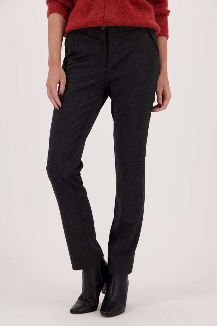 Zwarte geklede broek  van Diane Laury voor Dames