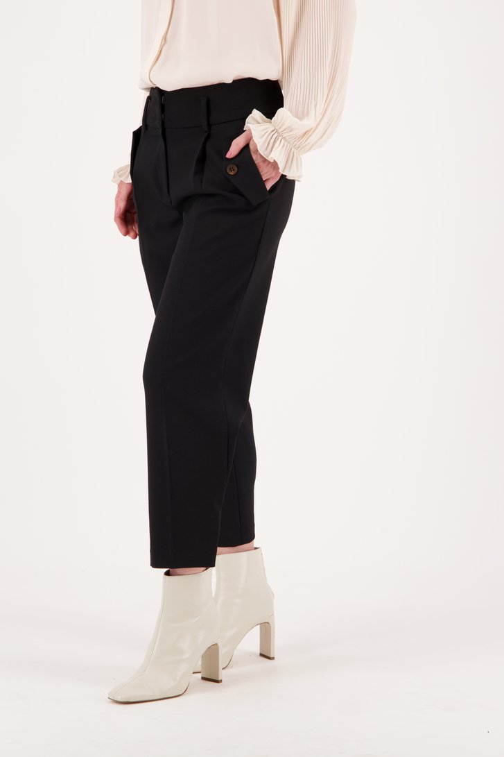 Zwarte geklede broek - straight fit