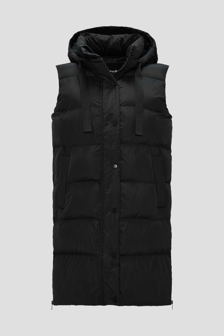 Zwarte halflange bodywarmer van Opus voor Dames