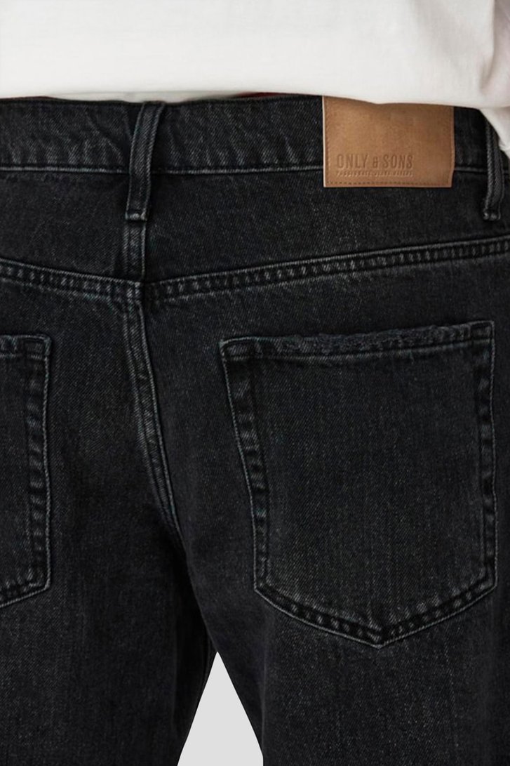 Zwarte jeans - Straight fit van ONLY & SONS voor Heren