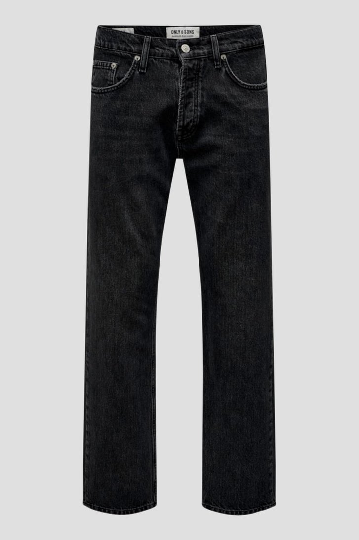Zwarte jeans - Straight fit van ONLY & SONS voor Heren