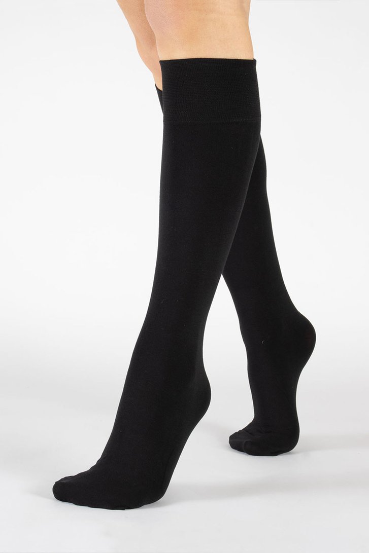 Zwarte nylon sokken - kniehoogte van Cette voor Dames