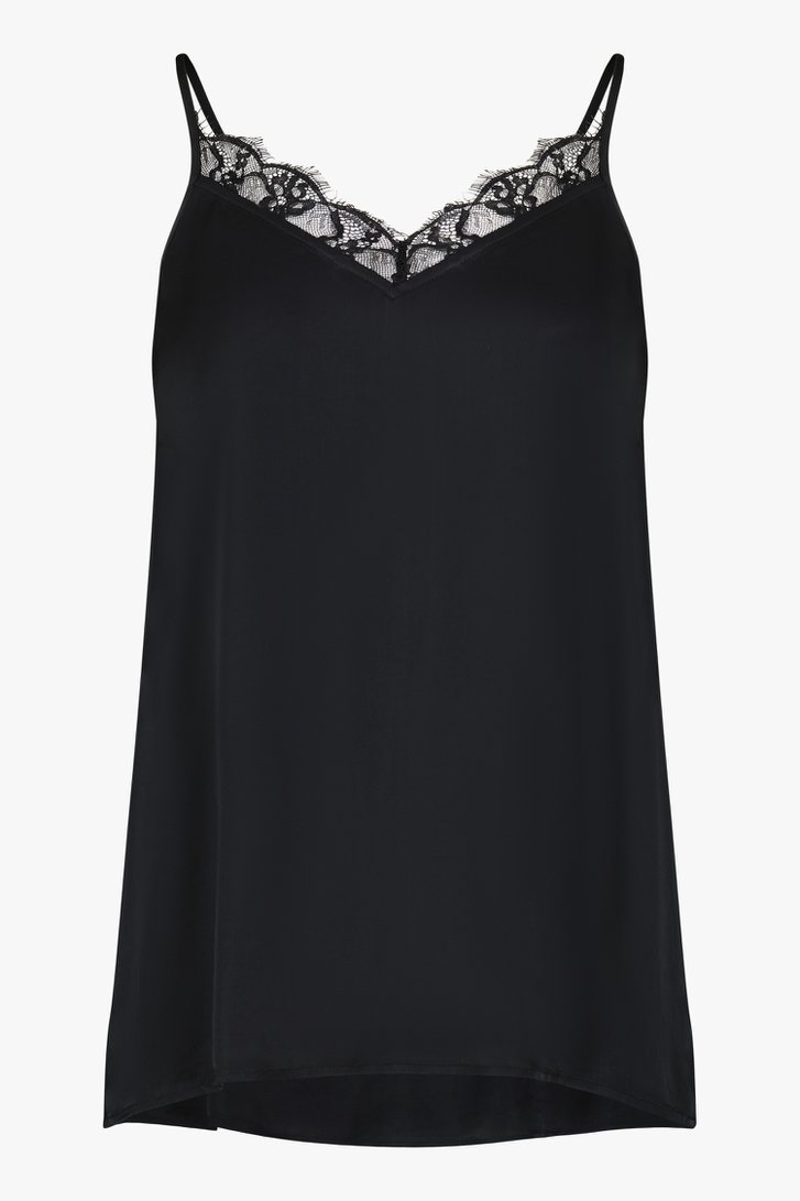Zara Kanten topje zwart elegant Mode Tops Kanten topjes 