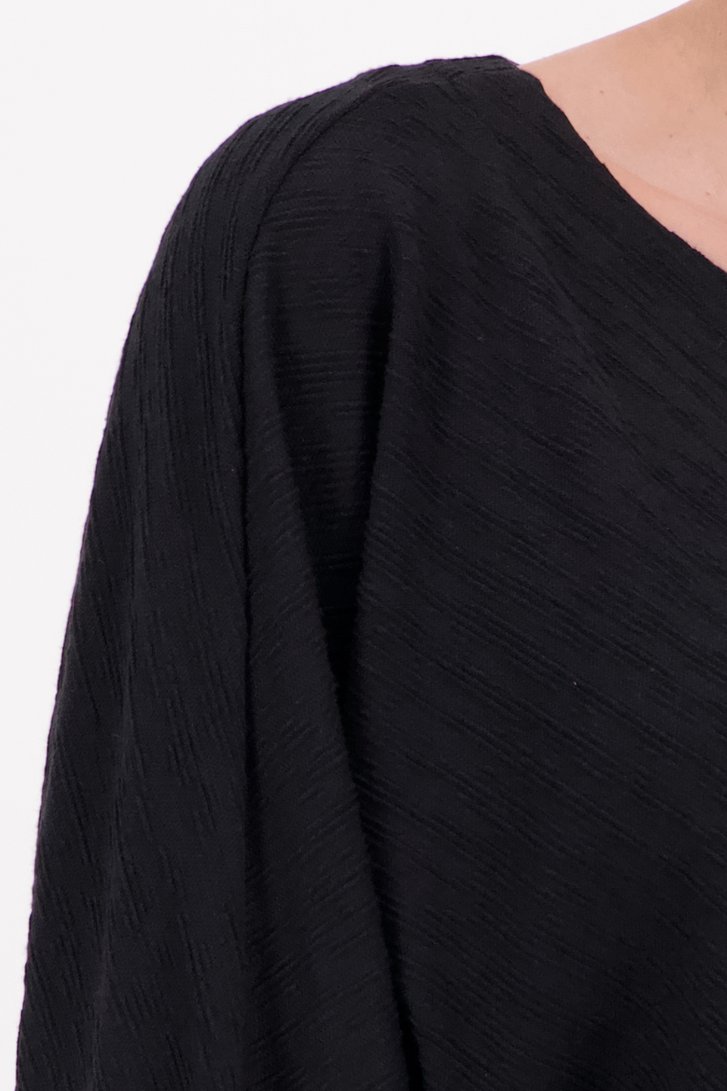 Zwarte trui met structuur van Opus voor Dames