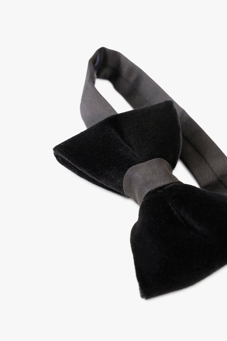 Zwarte velvet strik van Formen voor Heren