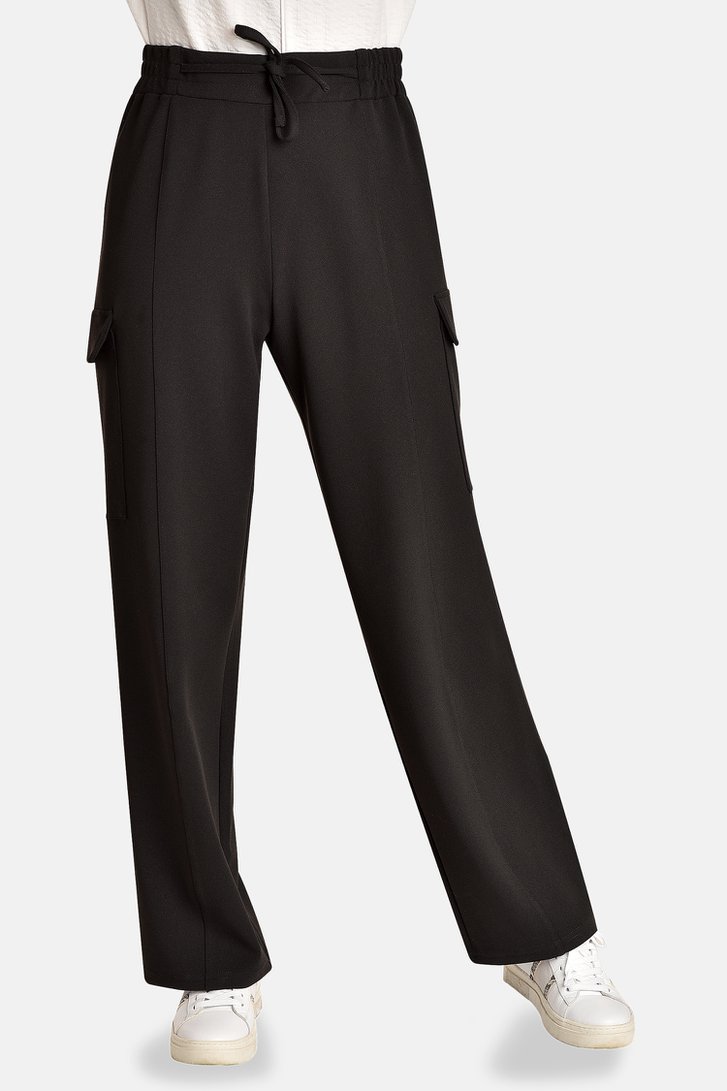 Zwarte wijde broek  van Bicalla voor Dames