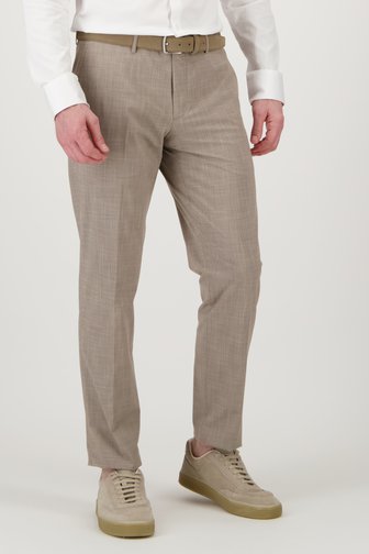 
Beige kostuumbroek – regular fit van Dansaert Black voor Heren