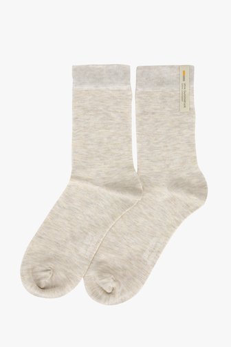2 paar beige sokken van Camano voor Dames